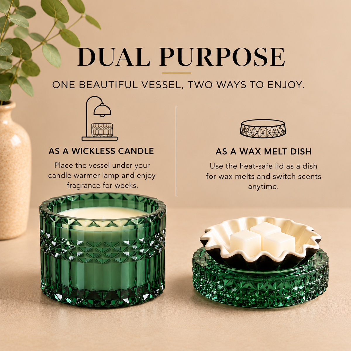 EVERGREEN ESCAPE WICKLESS CANDLE