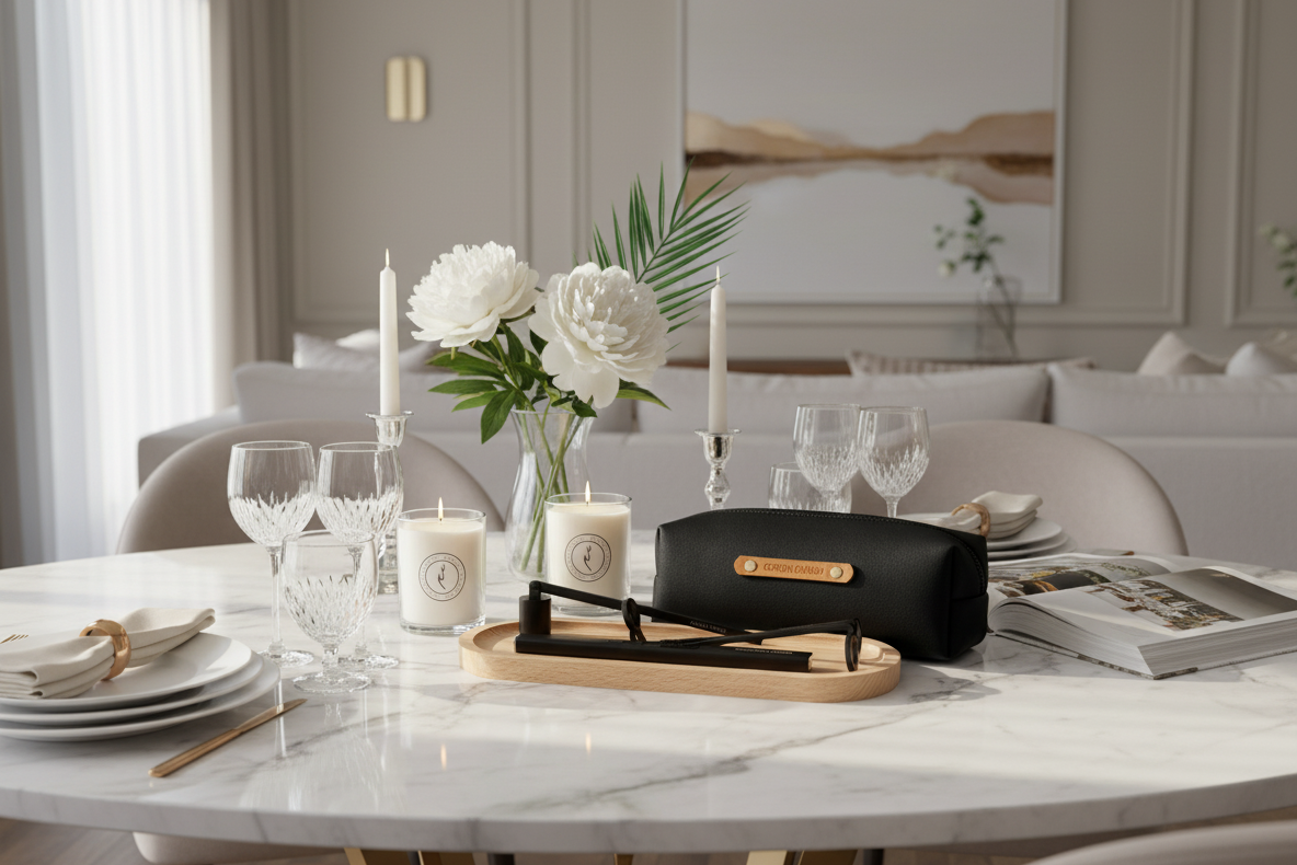 Candle Care Trio Gift Set - Elegant Table Setting