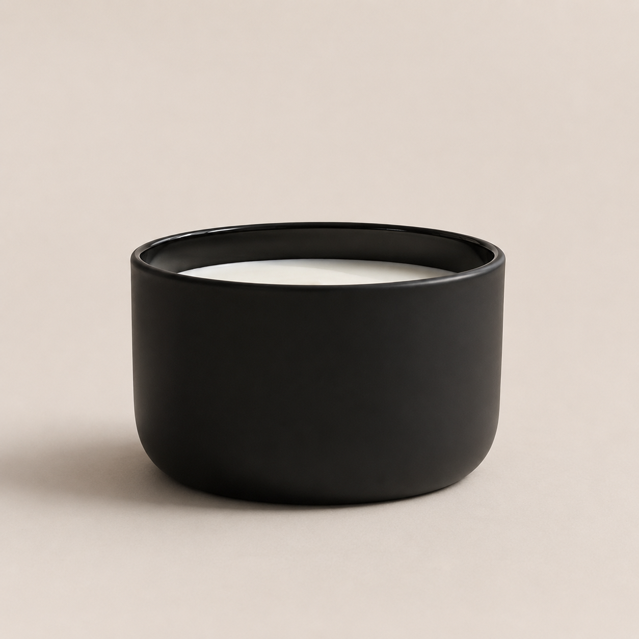 Blossom Bay wickless candle in matte black glass vessel - cherry blossom, muguet & sandalwood - Coastal Charm