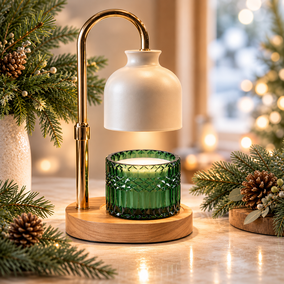 EVERGREEN ESCAPE WICKLESS CANDLE