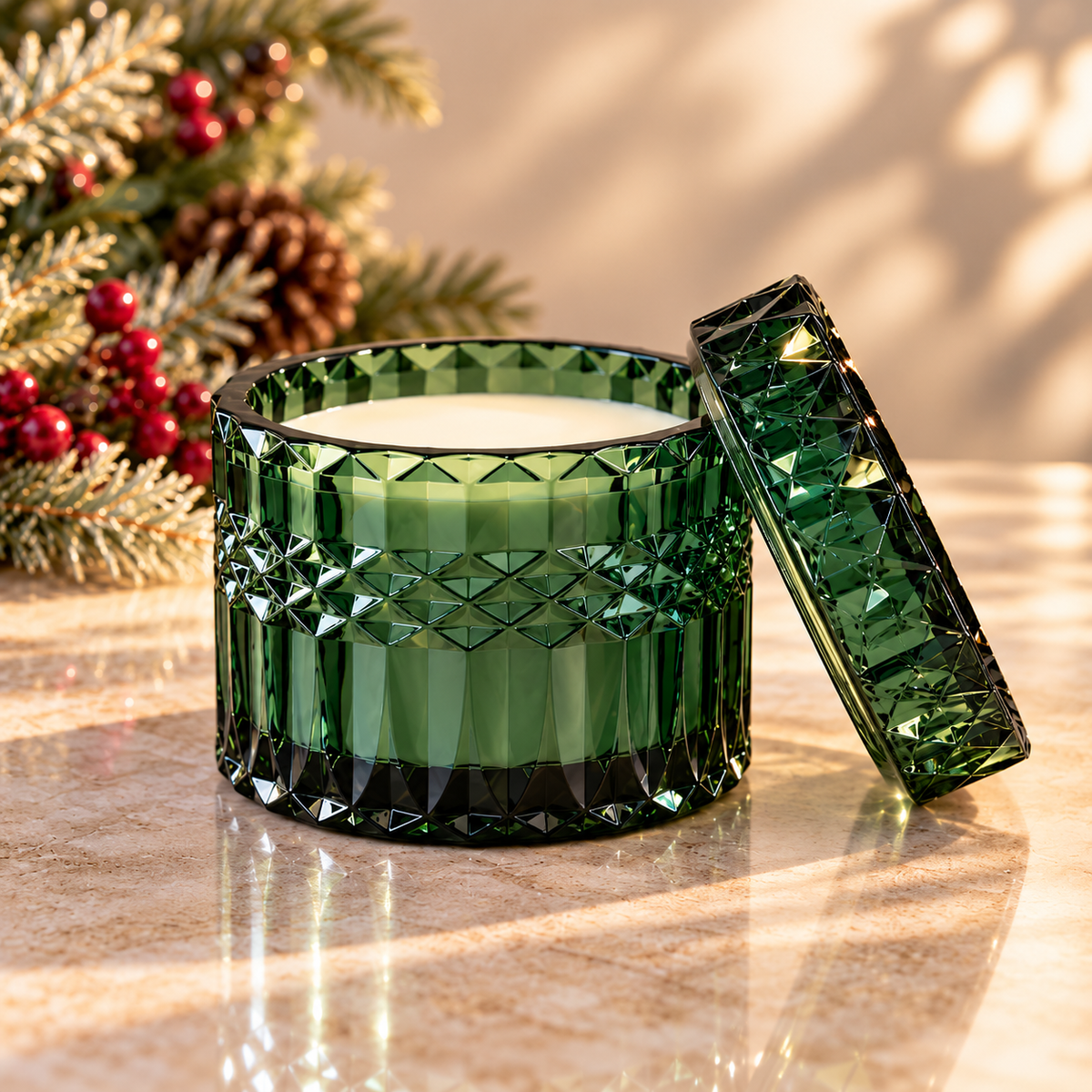 EVERGREEN ESCAPE WICKLESS CANDLE